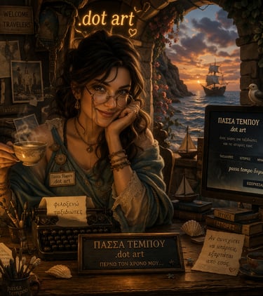 Η αξιέραστος δεσποινίς Πάσσα Τέμπου (ντοτ αρτ)