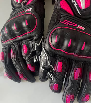 GANTS ALPINESTARS PEINTURE CUIR CUSTOM PAR DKM