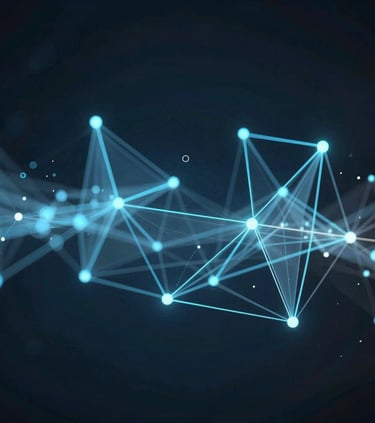 Elegant image of Noblefit energy booster capsules with soft golden lighting on a dark blue background.