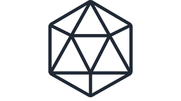 a shape with 5 side and triangles inside