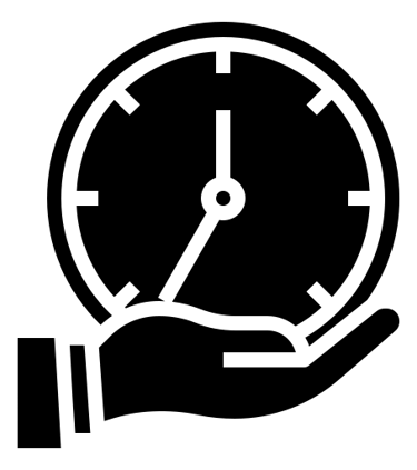 Une horloge signe de ponctualité