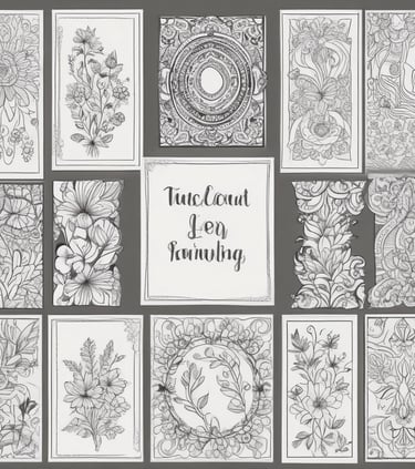 A cozy home corner decorated with vibrant, original printable artwork displayed on the walls.