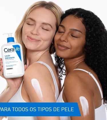 Loção Hidratante Cerave sem perfume com ceramidas essenciais e ácido hialurônico 473ml