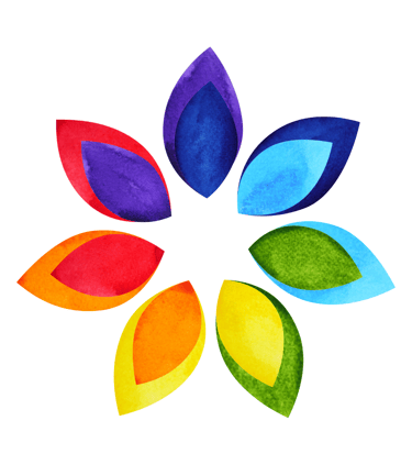 multi colored flower