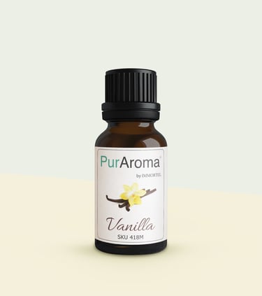 PurAroma Vanilla essential oil 10ml bottle