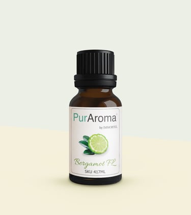 PurAroma Bergamot essential oil 10ml bottle