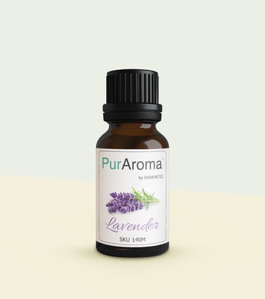 PurAroma Lavender essential oil 10ml bottle