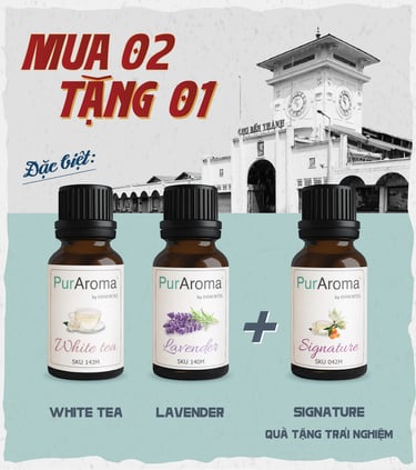 Bộ sưu tập tinh dầu PurAroma Sài Gòn set