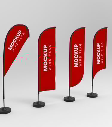 Drapeaux publicitaires