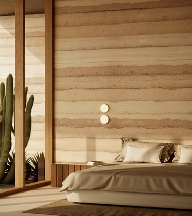 Contemporary sustainable bedroom design concept by Moori Interiors