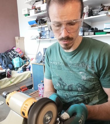 polissage de la pièce