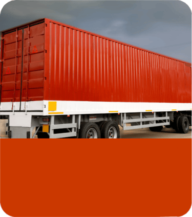 Fully enclosed Dry Van Trailer for secure cargo delivery – weatherproof and ICAT-approved design.