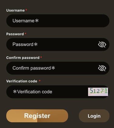 Register landing page sample for SuperYummy888