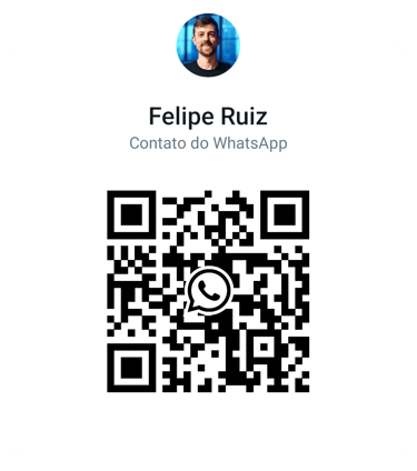 QR Code para contato via whatsapp