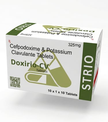 Doxirio-CV 325, Cefpodoxime tablets by Strio Healthcare