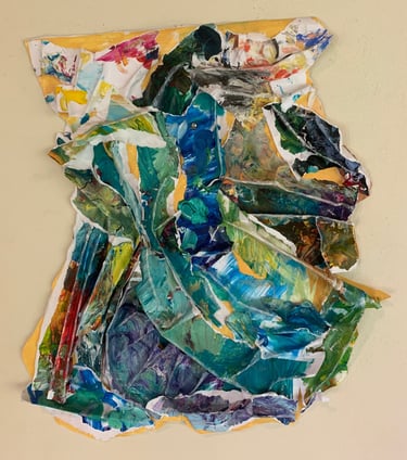 Waterfall: a Paper Sculpture