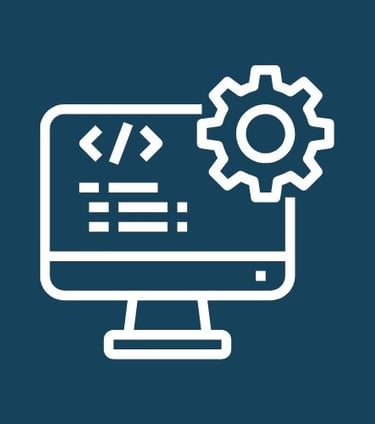 Icône programmation et configuration des systèmes d’encaissement