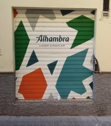 graffiti persiana babel granada