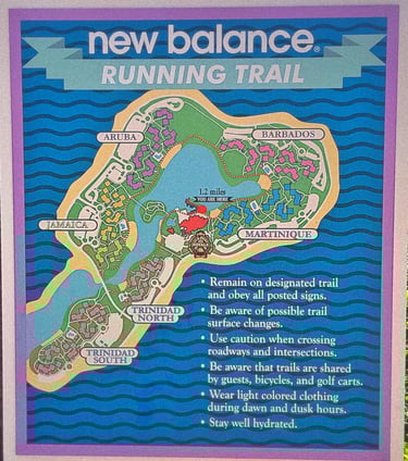 Caribbean Beach Resort Running Trail