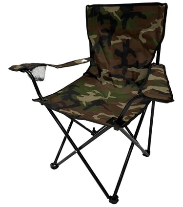 Cadeira de Camping Dobrável com Porta Copo (até 150kg)