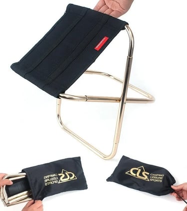 Banquinho Dobrável para Camping (compacto e portátil)