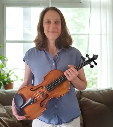 Becca Gaspari, violin teacher and owner of Gaspari Violin Studio