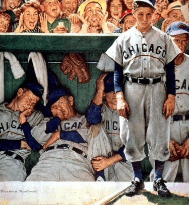 Norman Rockwell's Jeers from the Crowd (1948)