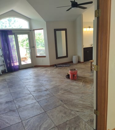 Master suite remodel
