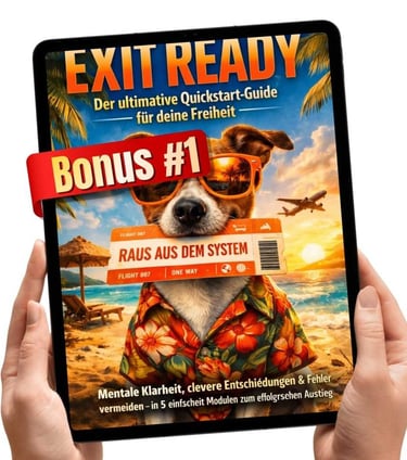 dexit.online auswandern mit system kurse mockups