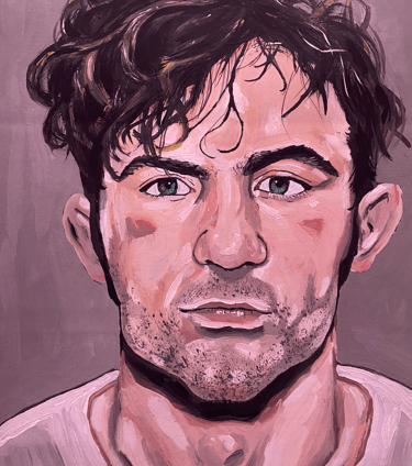 painting of man