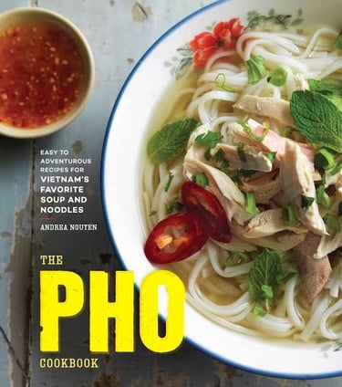 the pho cookbook by Andrea Nguyen