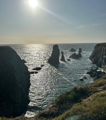 Aiguilles de Port Coton Belle-Île falaises atlantique