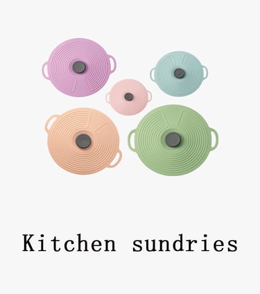 Kitchen sundries, a collection of various kitchen supplies to meet the diverse needs of the kitchen.