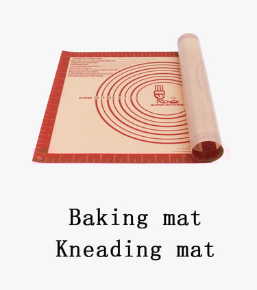 The dough kneading mat is non-slip and made of food-grade safe material