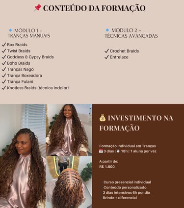 curso para trancista