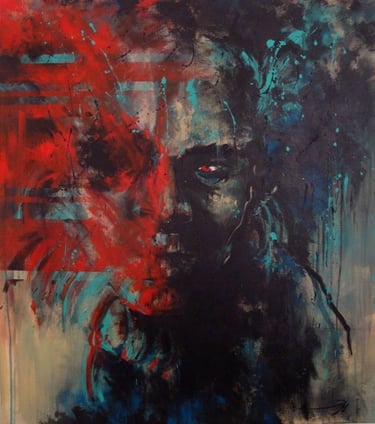 Acrylic on Canvas, 100 x 70cm