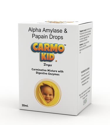 CarmoKid Drops, Digestive enzyme drops for babies by Strio Healthcare