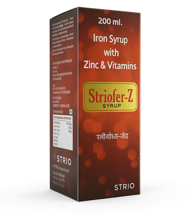 STRIOFER-Z SYRUP , IRON SYRUP BY STRIO HEALTHCARE