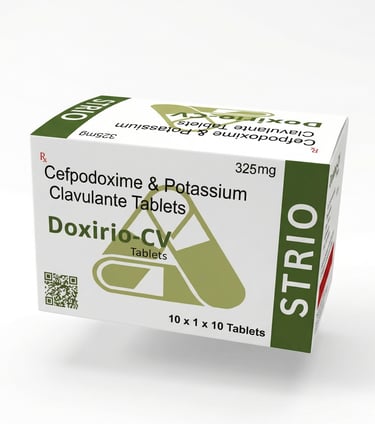 Doxirio-CV 325, Cefpodoxime tablets by Strio Healthcare