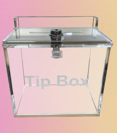 Secure Acrylic Donation Box