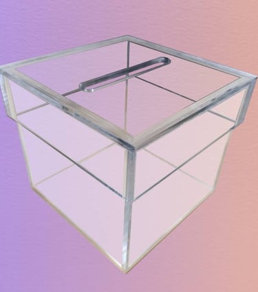 Transparent Acrylic Tip Box