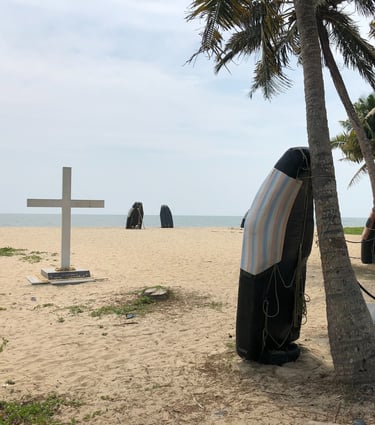 Nick Billington at Marari Beach, Kerala, India