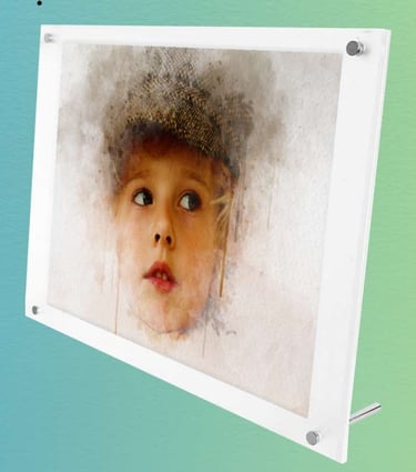 Cherished Memories Wall Display – Clear Acrylic Frame