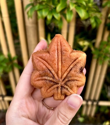 Momiji manjû, patisserie traditionelle de l'ile de Miyajima