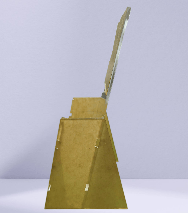 Acrylic Brochure Holder in Landscape Orientation