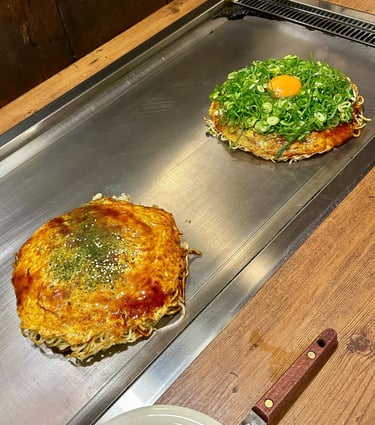 Okonomiyaki, plat traditionel d'Hiroshima