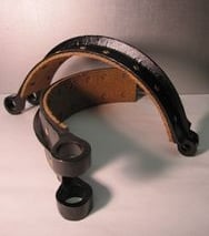 relined brake shoes and brake bands for classic cars and vintage motorcycles by the brake restoration experts at 260-426-3331