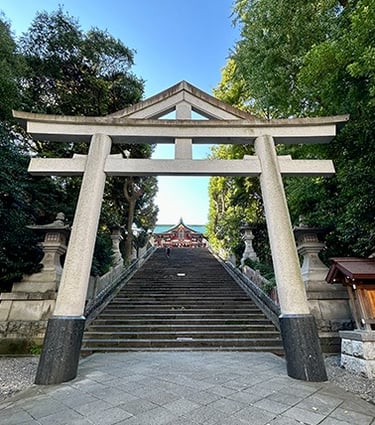 Entrée du sanctuaire shinto Hie Shrine