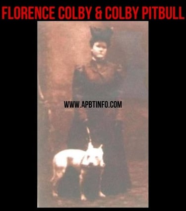 florence colby. colby pit bull family and legacy