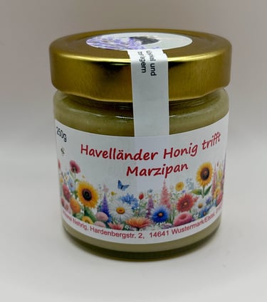 Honig mit Marzipan
